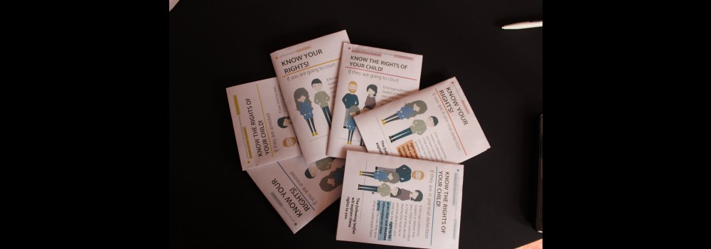Upcoming issue of information leaflets on the rights of children in the arrest and participation in legal forms